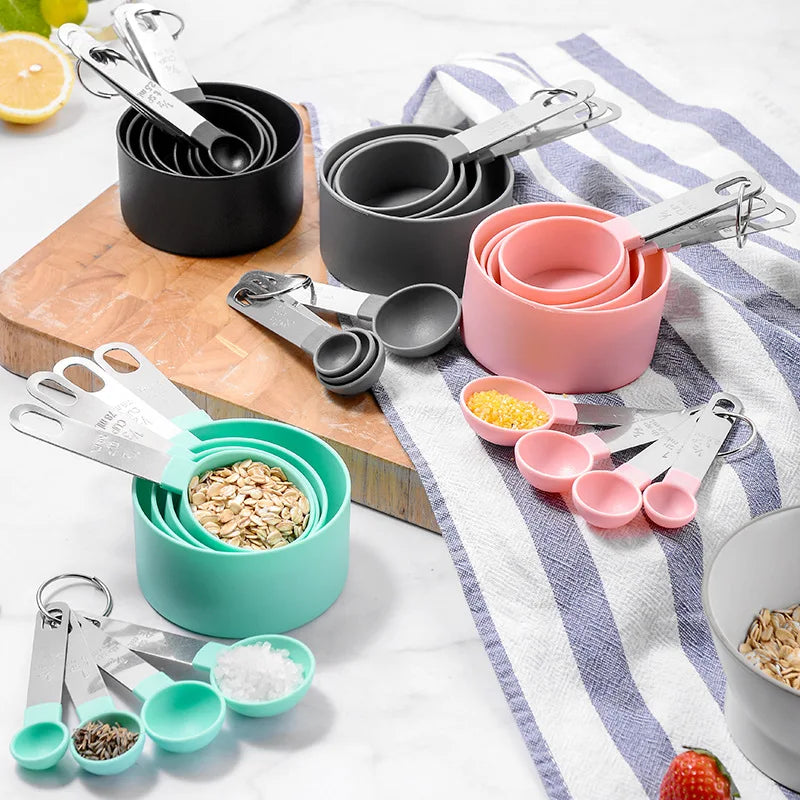 Stainless Steel Measuring Spoons and Cups