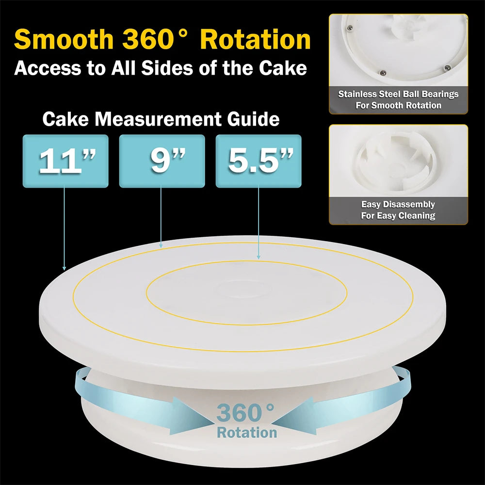 Cake Turntable and Icing Kit