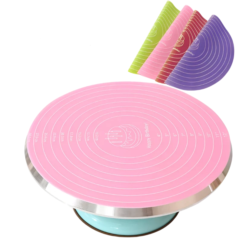 Cake Turntable Silicon Mat