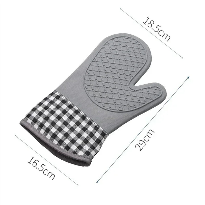 High Temperature Silicon Oven Mitts