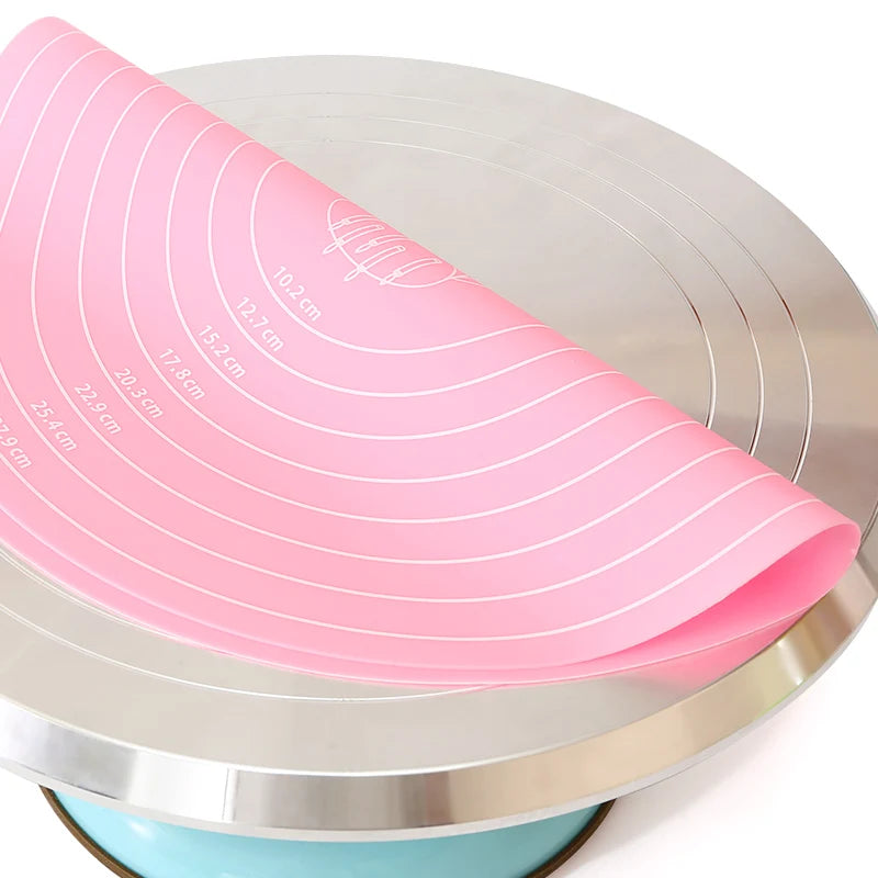 Cake Turntable Silicon Mat